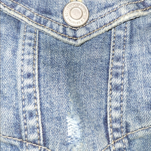 Lucky Brand faded denim jacket - Picture 6 of 7